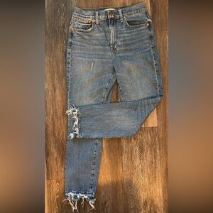 Madewell Women’s High Rise Slim Boy Jean size 26